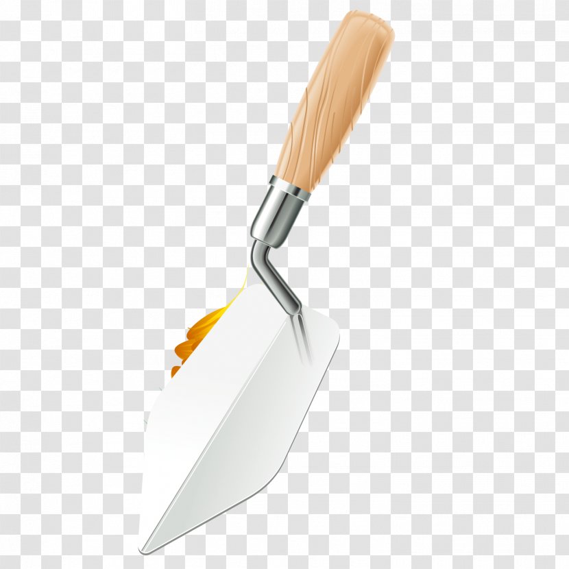 Kitchen Knife Trowel - Exquisite Little Shovel Transparent PNG