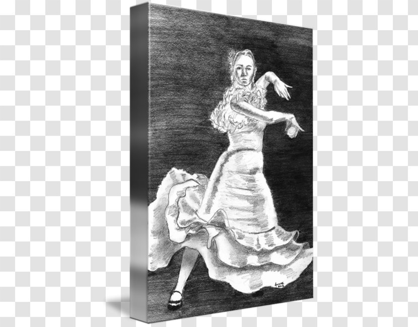 Stock Photography Classical Sculpture - Monochrome - Flamenco Dance Transparent PNG