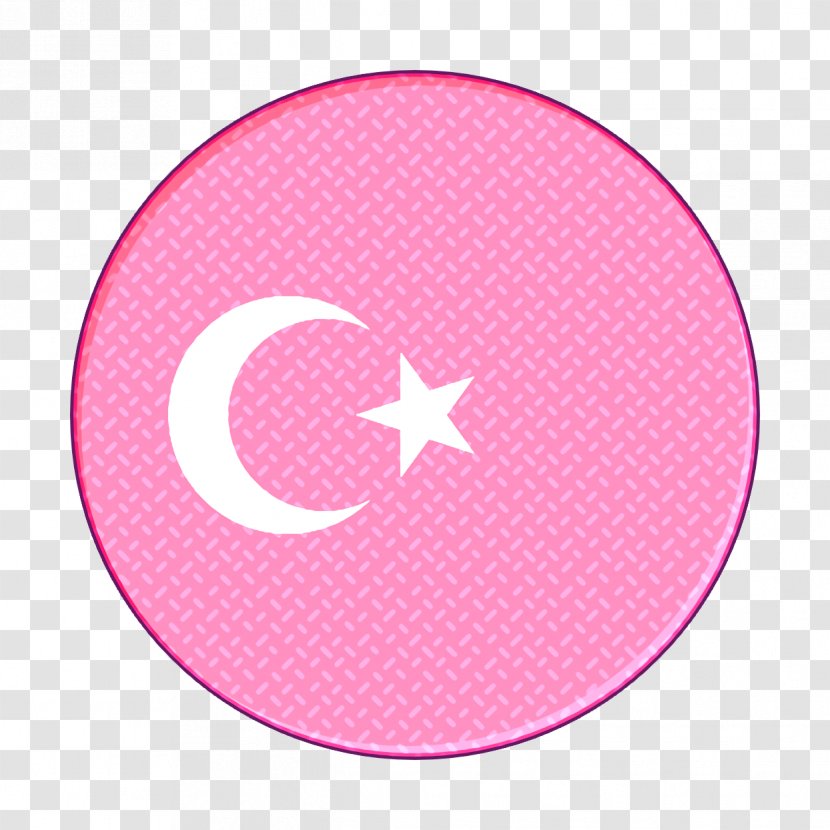 Countrys Flags Icon Turkey - Material Property Magenta Transparent PNG