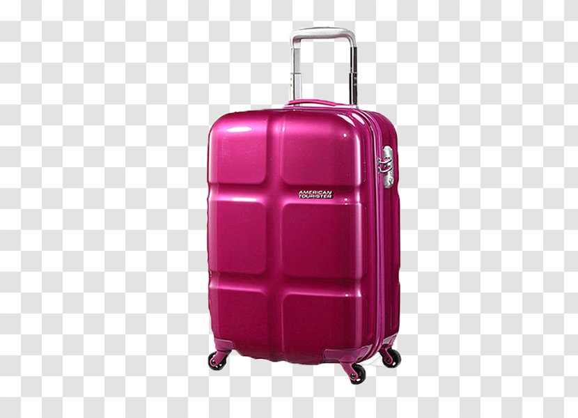 American Tourister Hand Luggage Samsonite Suitcase Baggage - Pink Brands Transparent PNG