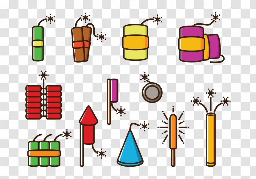 Firecracker Download Icon - Tree - Simple Vector Fireworks Transparent PNG