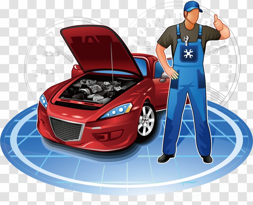 Car Automobile Repair Shop Motor Vehicle Service Auto Mechanic - Windshield - Elements Transparent PNG