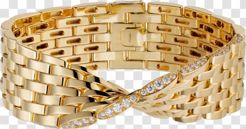 Colored Gold Jewellery Cartier Bracelet - Span And Div Transparent PNG
