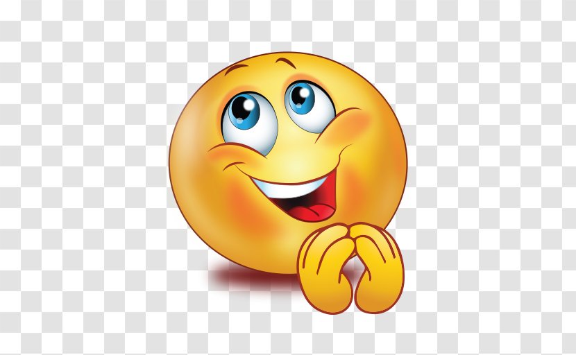 Smiley Emoji Emoticon Prayer - Symbol Transparent PNG