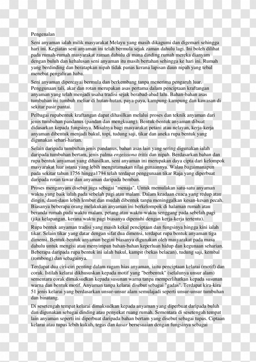 Essay Science Document Author Introduction - Paper - Panggau Buluh Pengerindu Transparent PNG