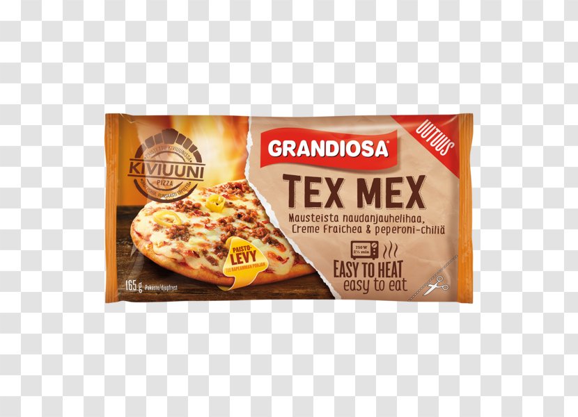 Grandiosa Pizza Ham Tex-Mex Pepperoni - Recipe - Tex Mex Transparent PNG