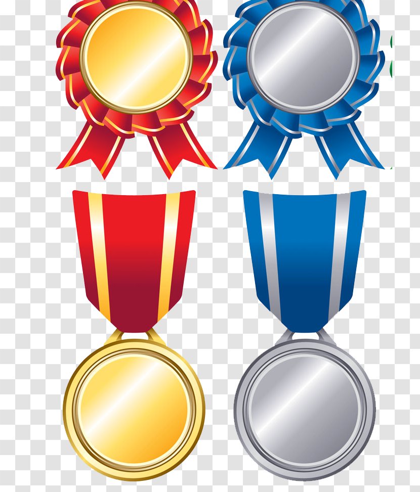 Royalty-free Clip Art - Military Rank - Red And Blue Medals Transparent PNG