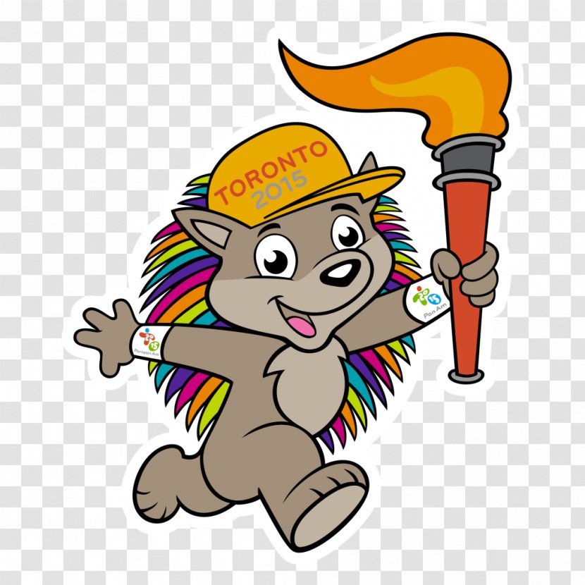 2015 Pan American Games Mascot Back Campus Fields Pachi The Porcupine - Sports Organization - Fictional Character Transparent PNG