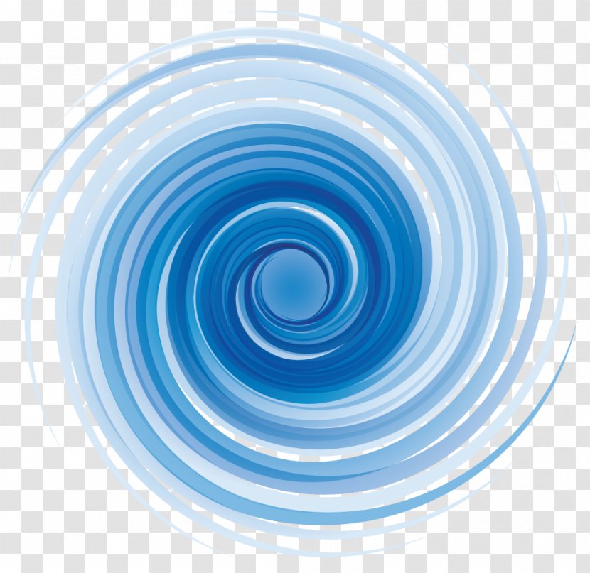 Vortex Spiral Information Whirlpool Productivity - Industry - Blue Transparent PNG