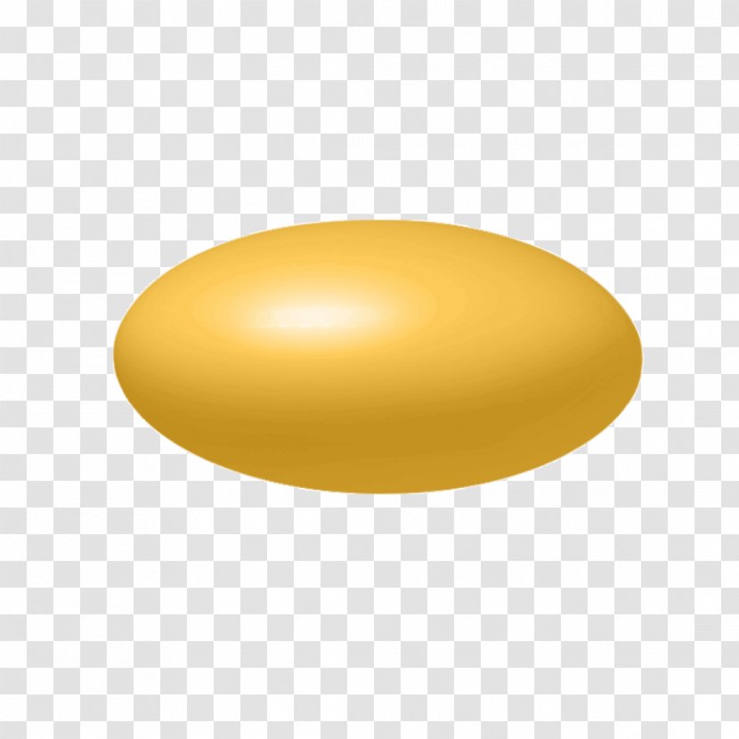 Yellow Background - Egg - Shaker Oval Transparent PNG