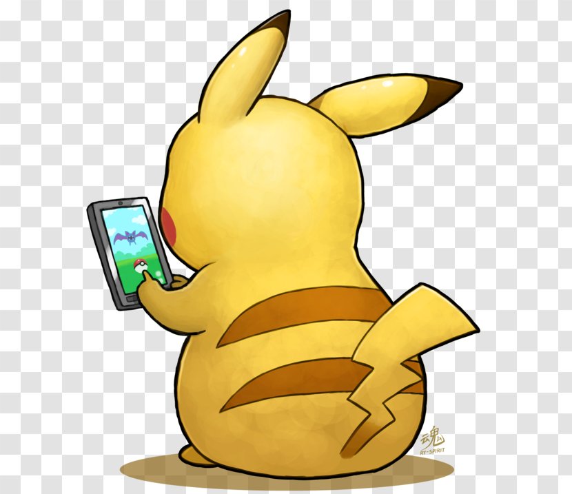 Pokémon GO Pikachu Yellow Red And Blue X Y - Vertebrate - Pokemon Go Transparent PNG