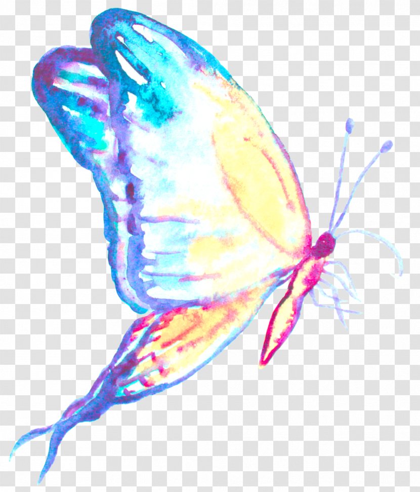 Ulysses Butterfly Tattoo Insect Blue - Fish Transparent PNG