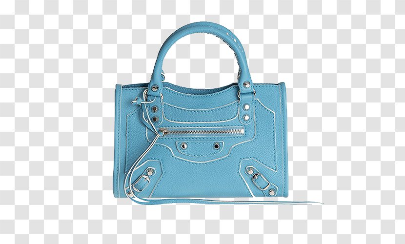 Tote Bag Handbag Blue Designer - Azure - Ms. Paris Family 300 295 Transparent PNG