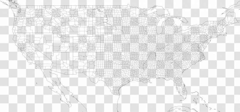 White Line Art Map Tuberculosis Transparent PNG