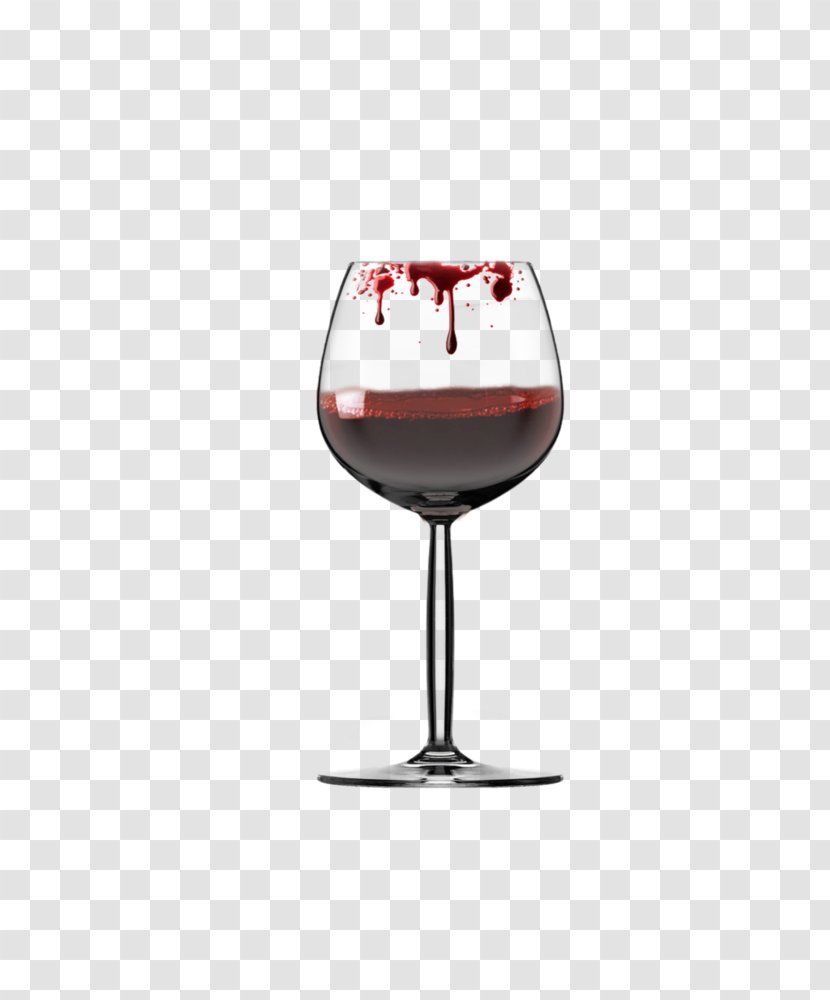 Blood Wine Glass Clip Art - Stemware - Wineglass Transparent PNG