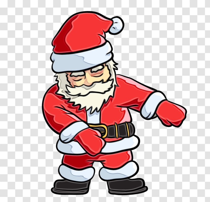 Santa Claus - Wet Ink - Christmas Fictional Character Transparent PNG