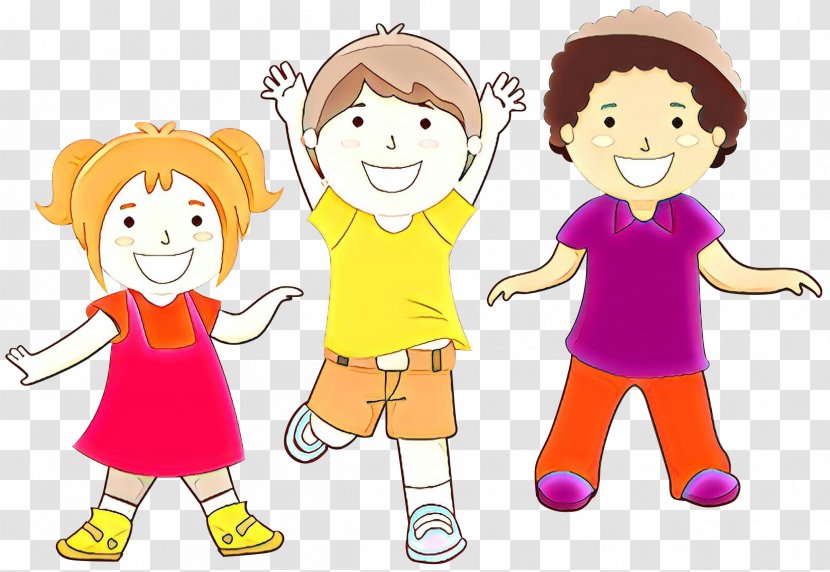 Kids Playing Cartoon - Happy - Family Pictures Gesture Transparent PNG