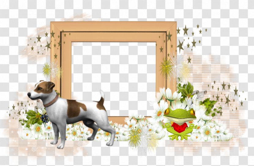 Puppy Dog Breed Jack Russell Terrier Golden Retriever Picture Frames - Tableau Transparent PNG