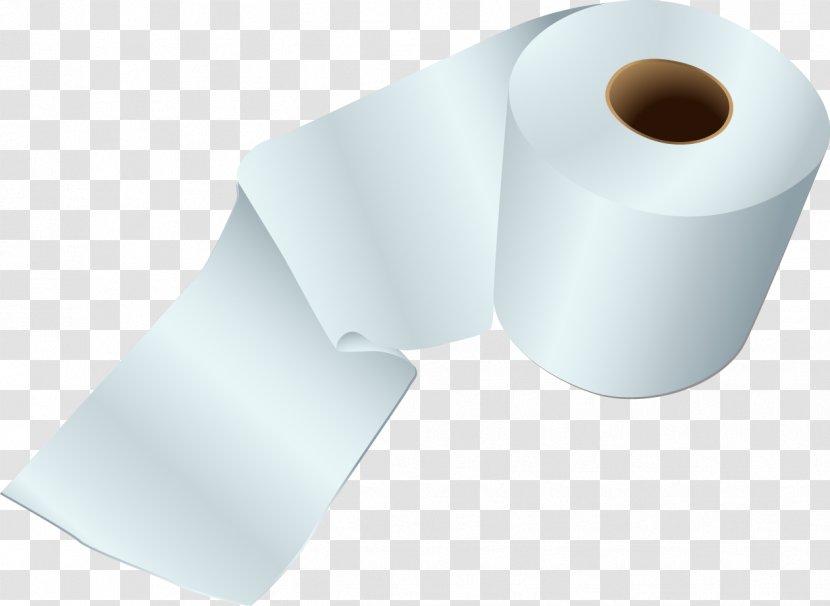 Material Angle Cylinder - A Roll Of Toilet Paper Vector Transparent PNG