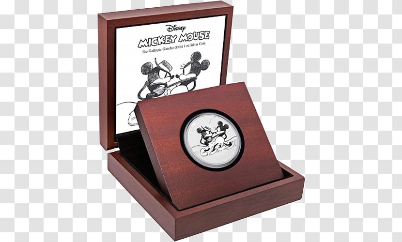 Mickey Mouse Silver Coin New Zealand Mint - Fantasia Transparent PNG