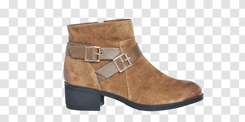 Belt Buckle Boot - Footwear - Retro Suede Boots Transparent PNG