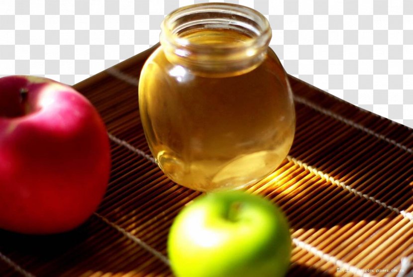 Apple Cider Vinegar Juice - Drink - Still Life Decoration Material Transparent PNG