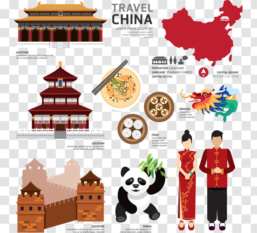 China Icon Design Royalty-free Flat - TravelChina Transparent PNG