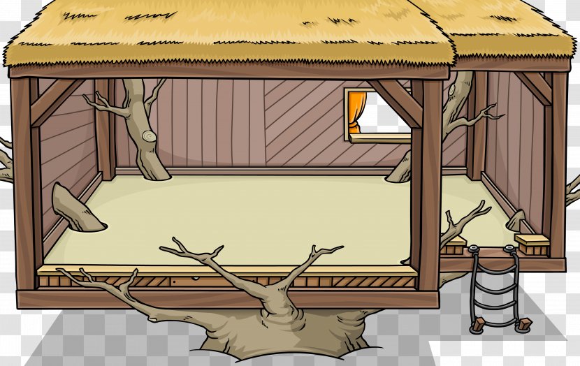 Igloo Club Penguin House Furniture - Table Transparent PNG