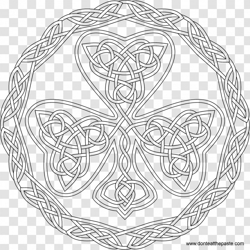 Coloring Book Celtic Knot Art Adult Celts - Style Transparent PNG