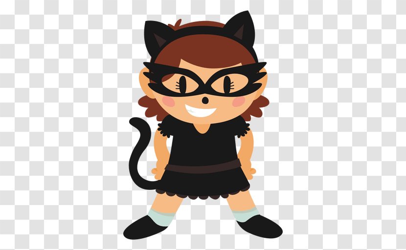 Catwoman Animation Halloween Costume - Cat - Cartoon Transparent PNG