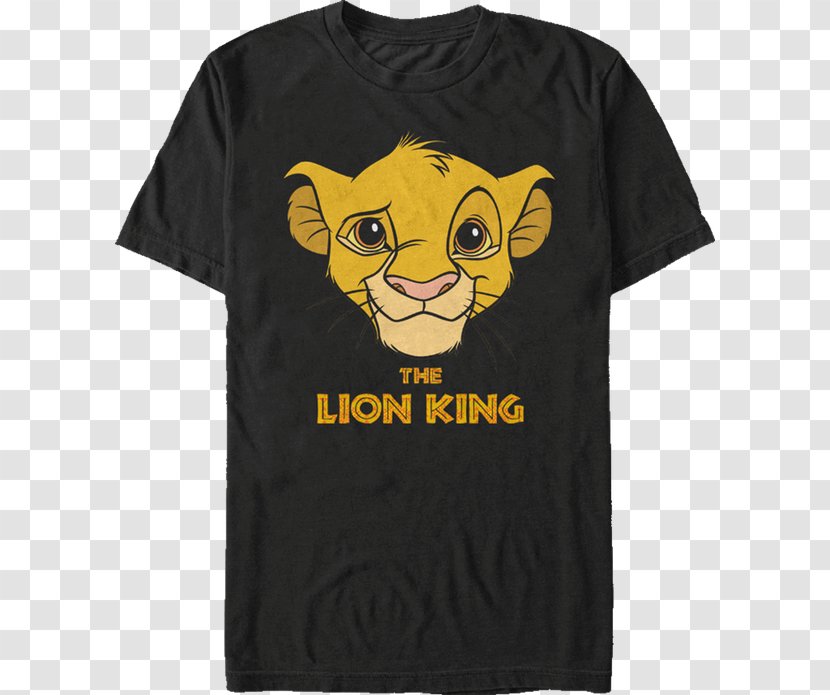 Simba T-shirt The Lion King Rafiki Nala - Active Shirt Transparent PNG