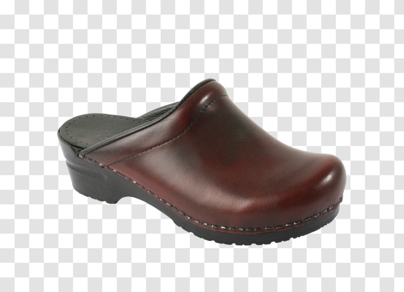 Clog Slip-on Shoe Slipper Boot - Brown Transparent PNG