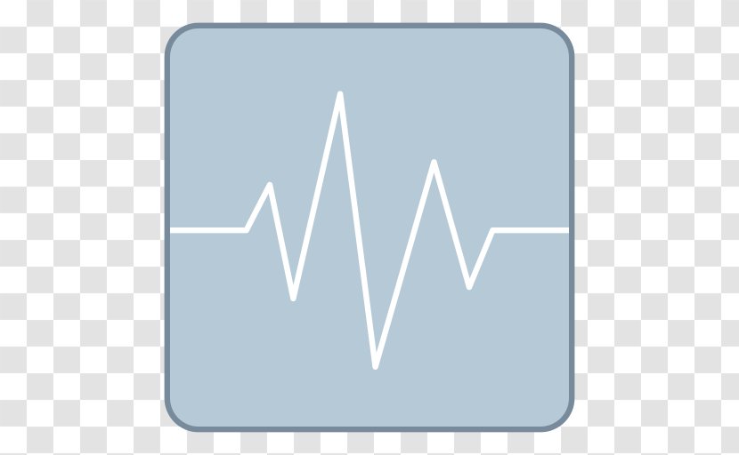 Logo Brand Line - Blue - Heart Monitor Transparent PNG