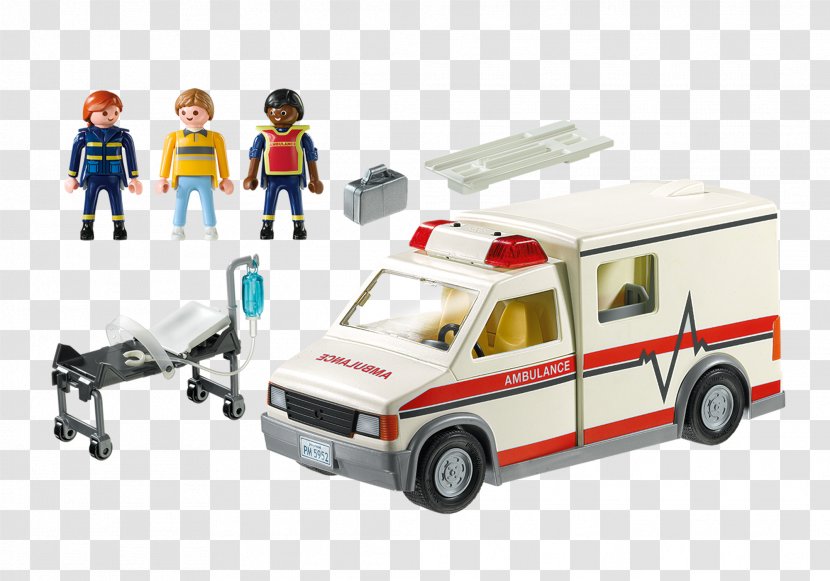 Playmobil Ambulance Toy Rescue Game - Siren Transparent PNG