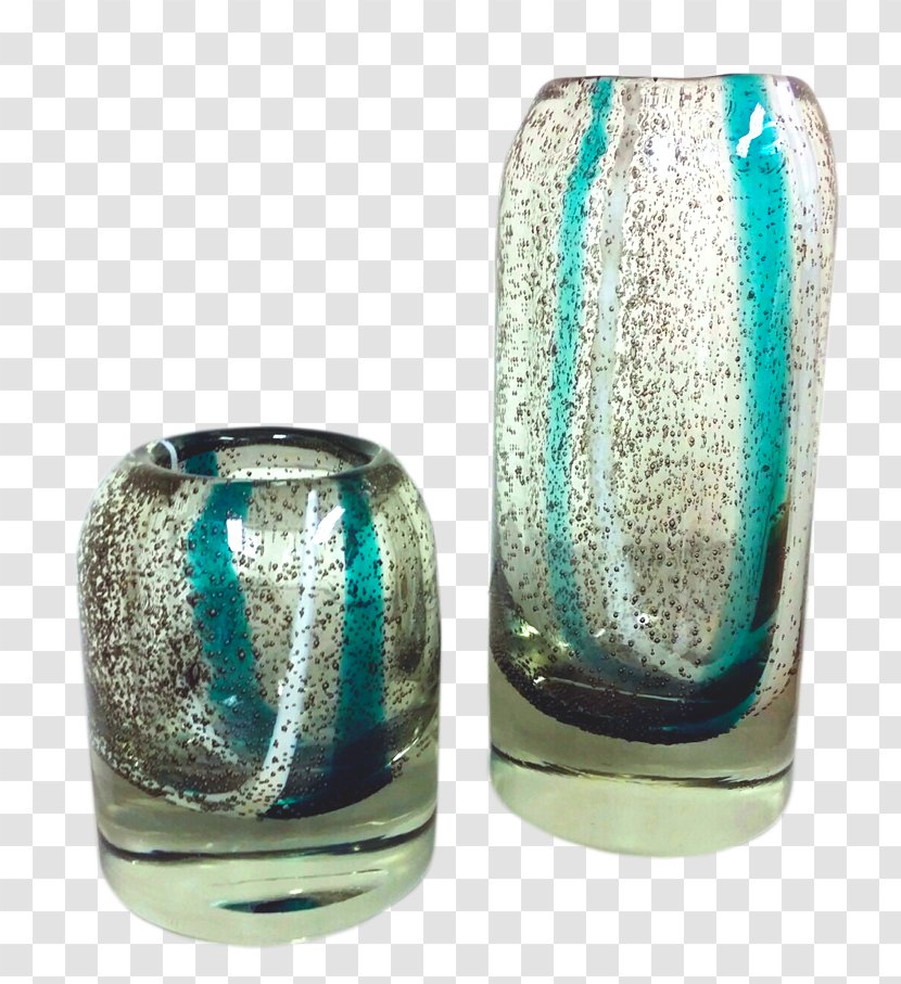Highball Glass Vase Turquoise Transparent PNG
