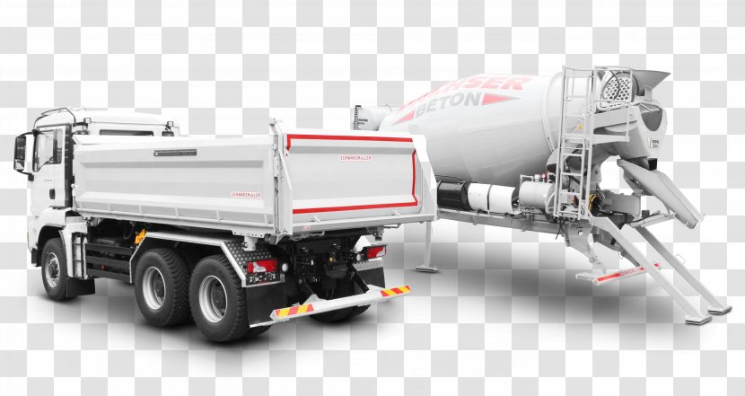 Cement Mixers Motor Vehicle Dump Truck Swap Body - Semitrailer Transparent PNG