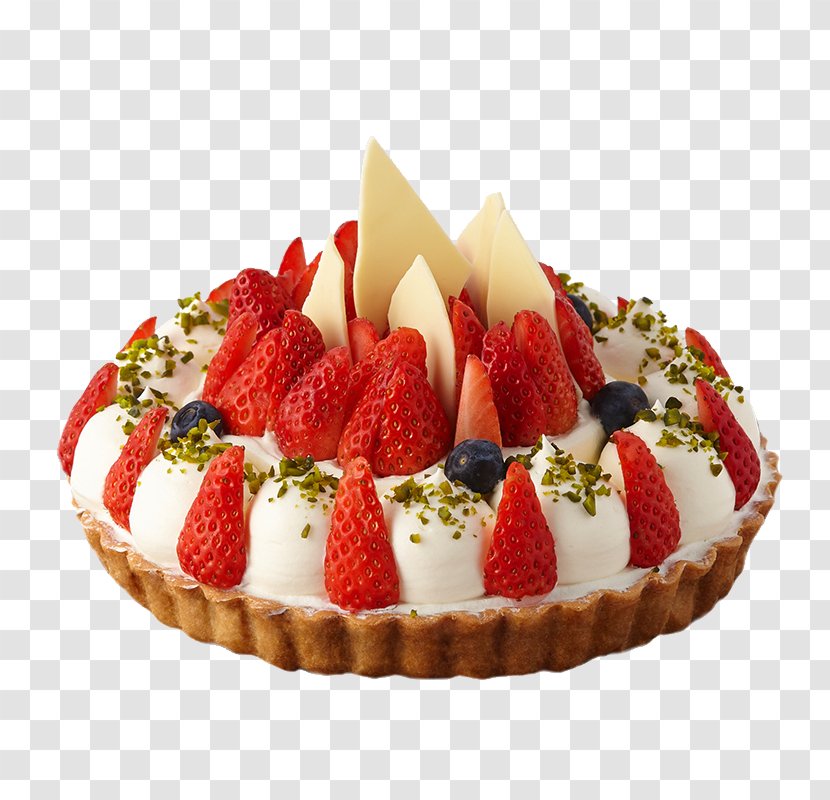 Strawberry Pie Fruitcake Cream Birthday Cake Cheesecake - Dish - Ice Transparent PNG