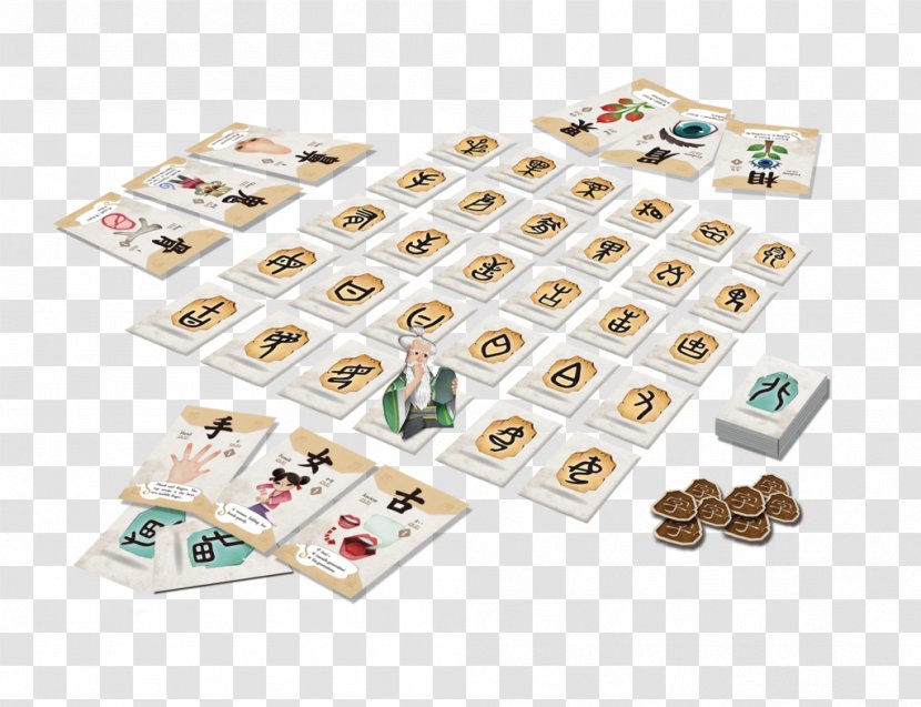 Card Game Playing Chinese Characters Board - Cangjie - Japanese Roleplaying Transparent PNG