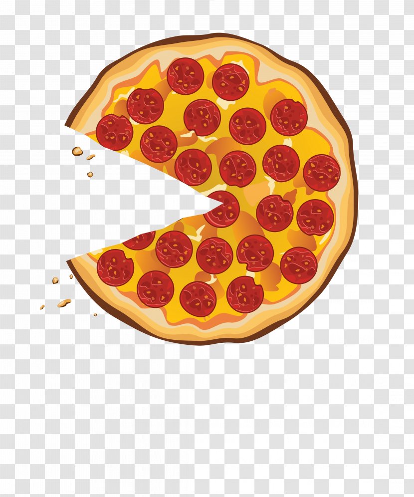 Sauce Pizza Food Meat Salami - PIZZA SLICE Transparent PNG