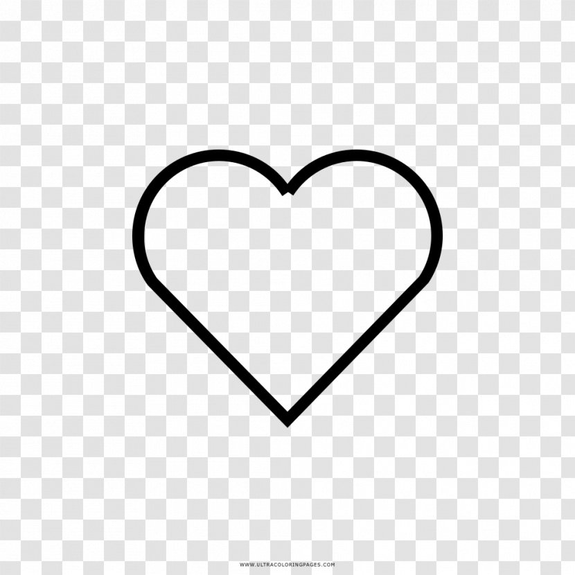 Drawing Coloring Book Heart - Flower Transparent PNG
