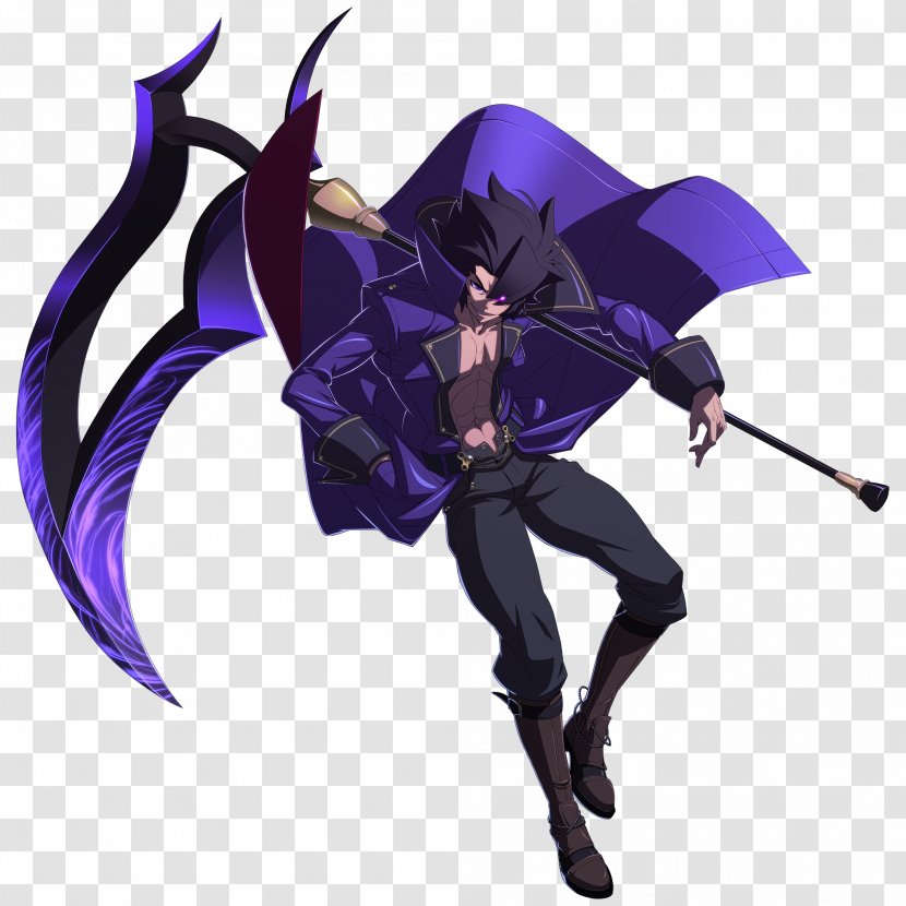 Under Night In-Birth BlazBlue: Cross Tag Battle Central Fiction French Bread Arc System Works - Silhouette - Charcoal Transparent PNG