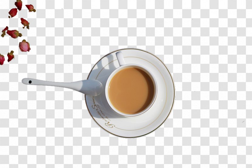 White Coffee Espresso Cafe Cup - A Transparent PNG