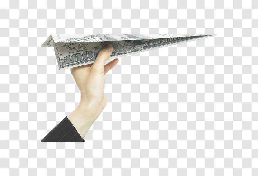Paper Plane Airplane Business - Dollar Transparent PNG