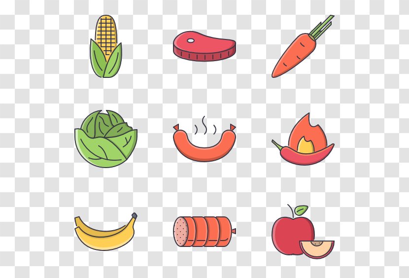 Fruit Barbecue Food Clip Art - Fish - Vector Pack Transparent PNG