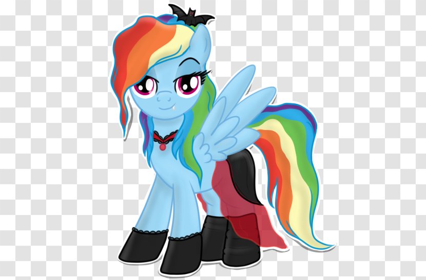 Pony Rainbow Dash Twilight Sparkle Vampire DeviantArt - Horse Like Mammal - Dark Crown Transparent PNG