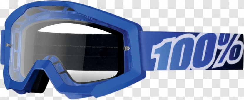 Goggles Glasses Motocross Barstow Motorcycle - Blue Lagoon - 100 Off Transparent PNG