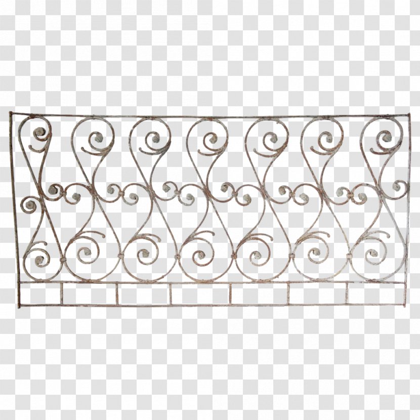 Wrought Iron Balcony Handrail Metal - Stairs Transparent PNG