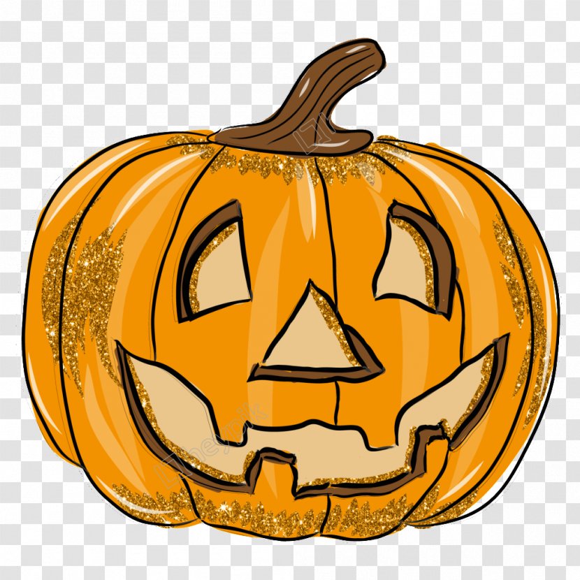 Jack-o'-lantern Pumpkin Halloween Clip Art Image - Gourd Transparent PNG