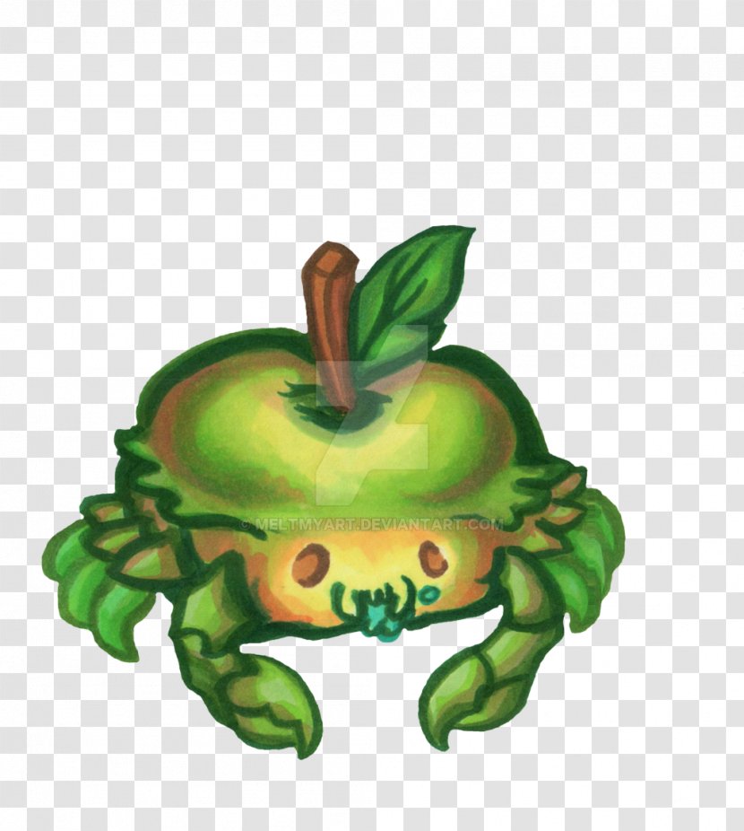 Apple Undertale Junk Food Malus Sylvestris French Fries - Plant - Cute Crab Transparent PNG