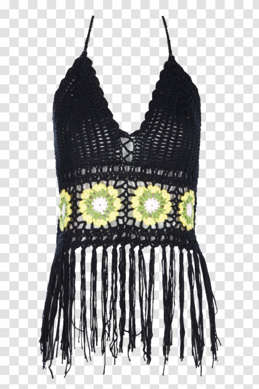 Crop Top Clothing Woman Crochet - Dress Transparent PNG